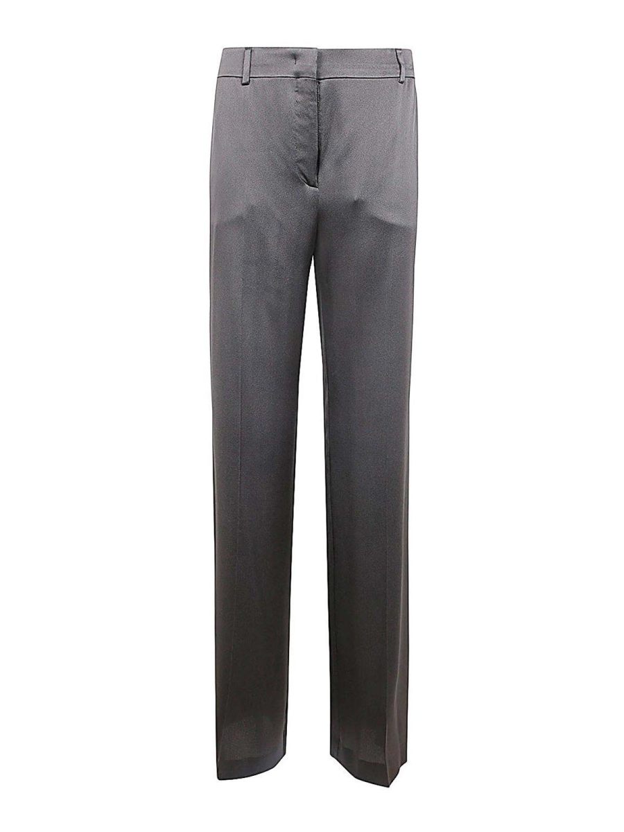 Alberta Ferretti Pantalons Décontractés - Gris