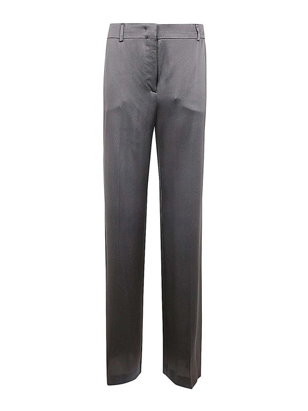 Alberta Ferretti Pantalons Décontractés - Gris