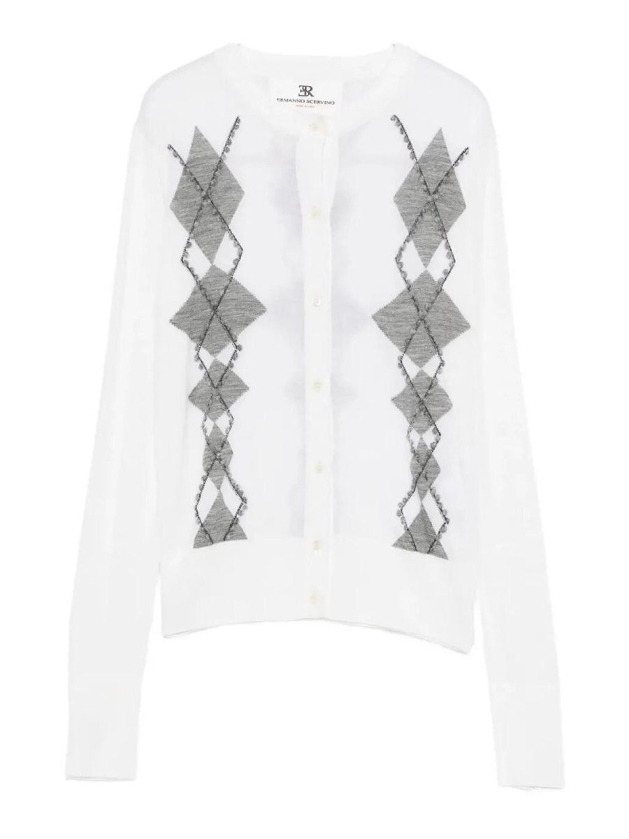 Ermanno Scervino Cardigan - Blanc