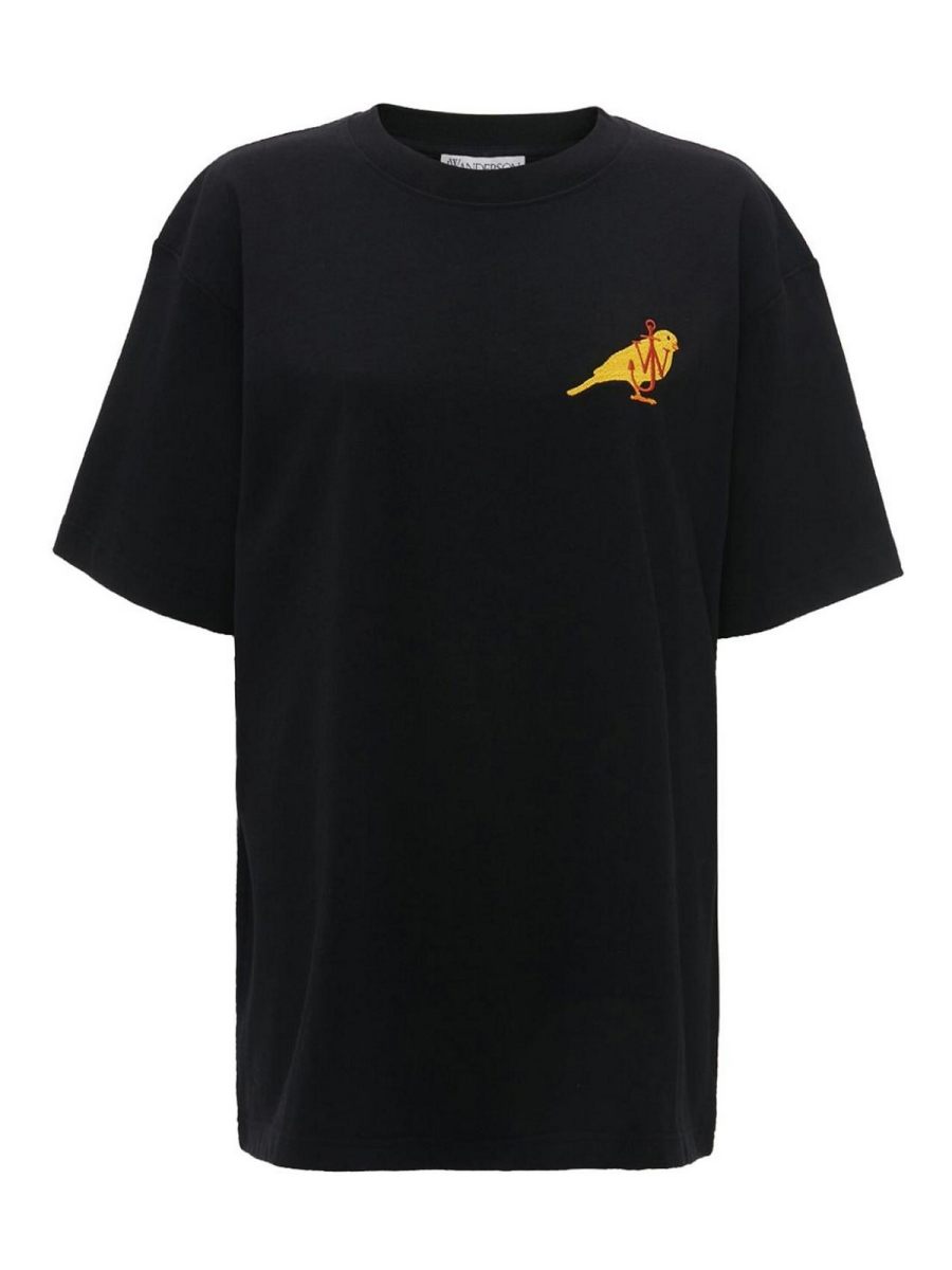 J. W. Anderson Pull Col Rond - Noir