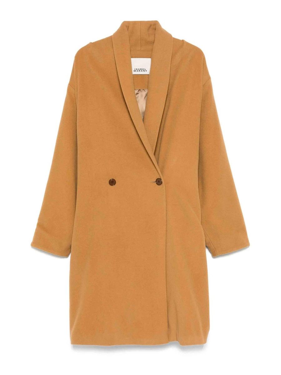 Isabel Marant Manteau Au Genou - Camel