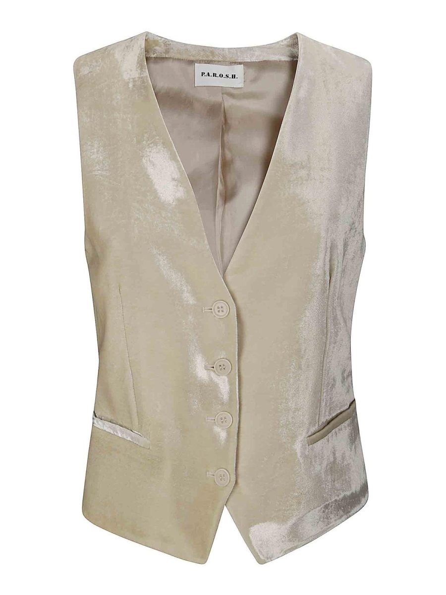 P. A.R. O.S. H. Gilet - Beige