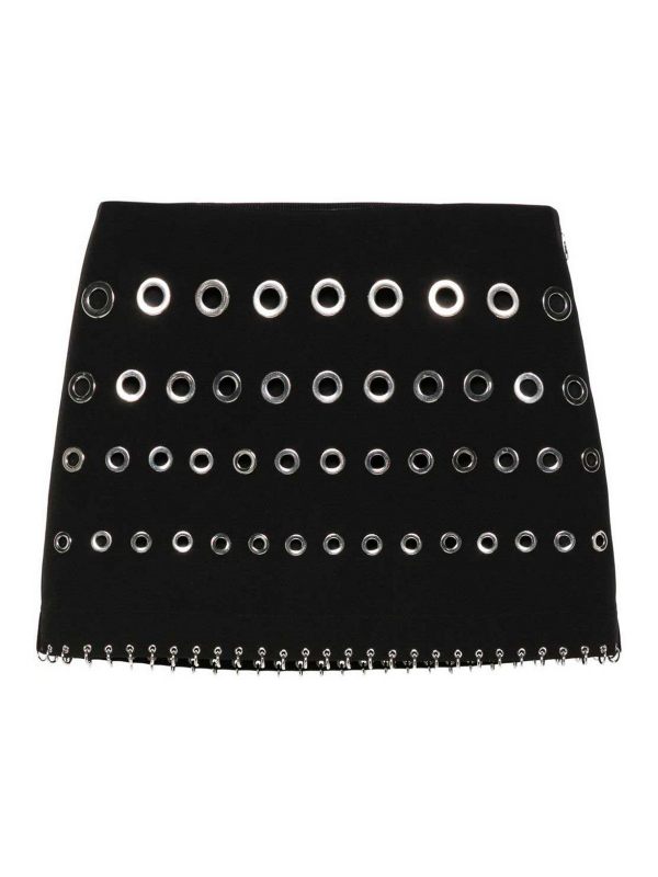 Patrizia Pepe Jupe Midi - Noir