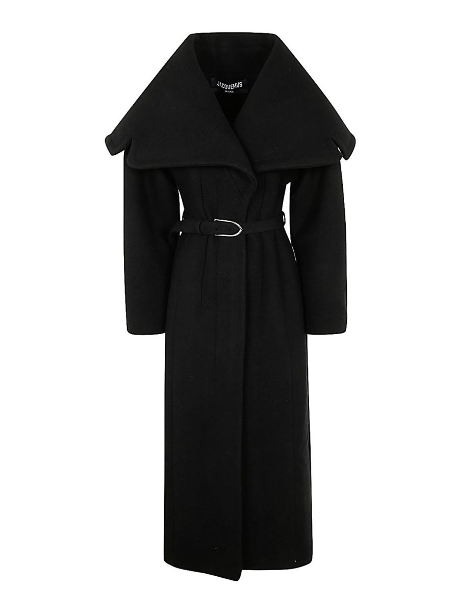 Jacquemus Manteau Court - Noir