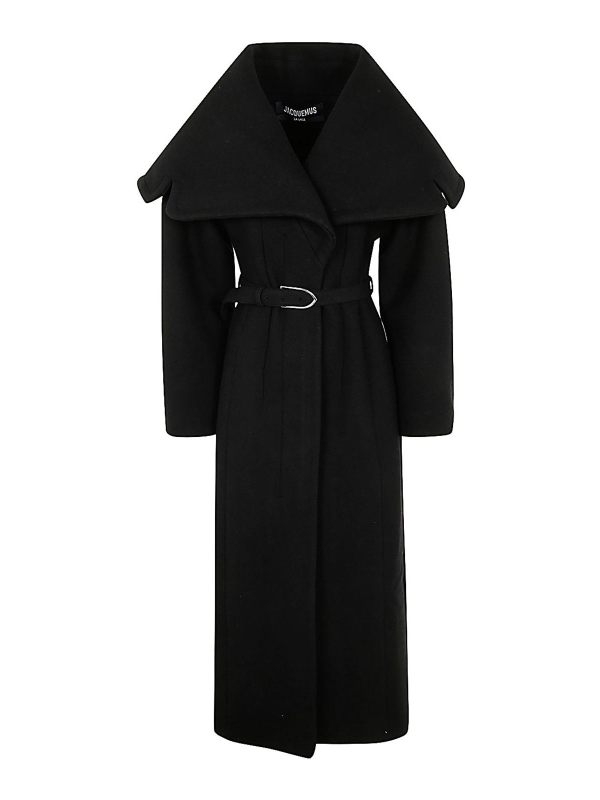Jacquemus Manteau Court - Noir