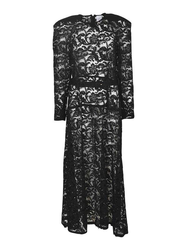 Patou Robe Au Genou - Noir
