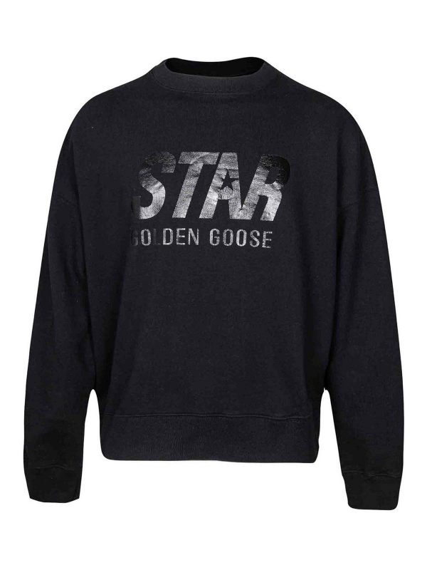 Golden Goose Pull Col Rond - Noir