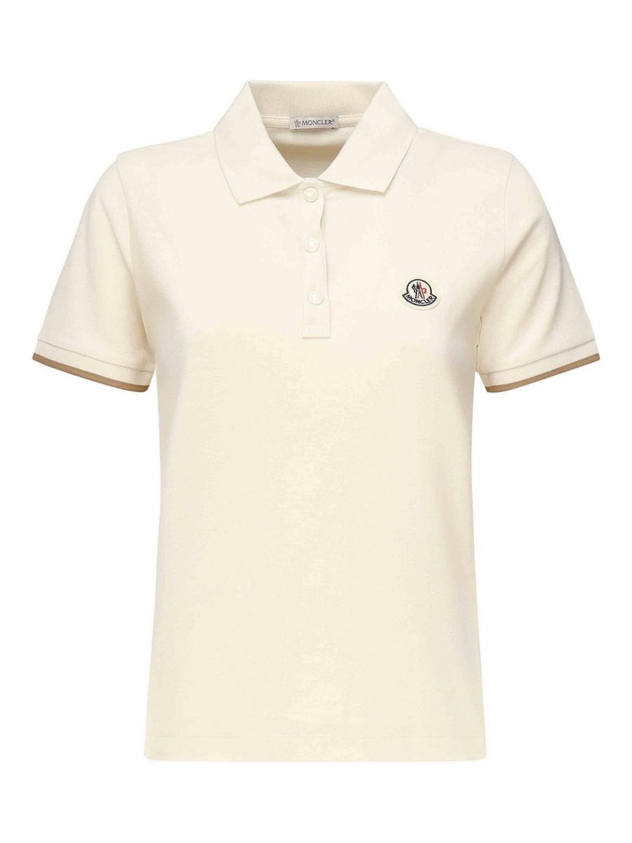 Moncler Polo - Blanc