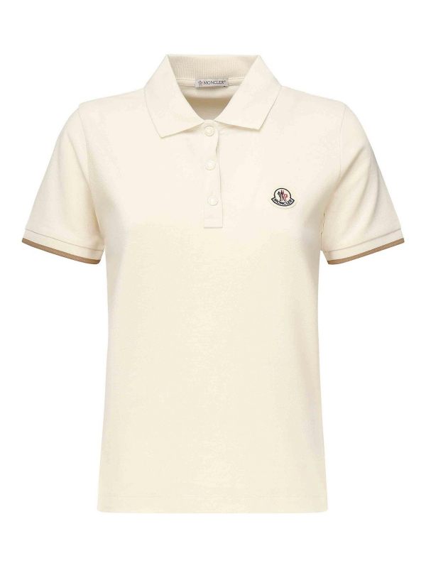 Moncler Polo - Blanc
