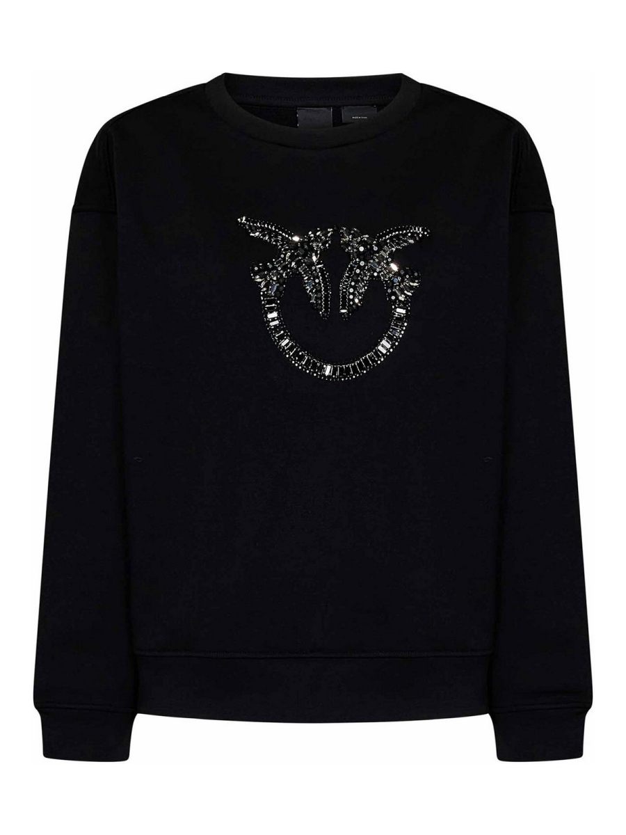 Pinko Pull Col Rond - Noir