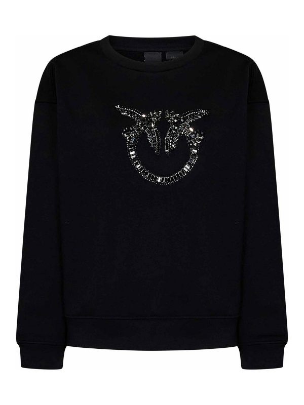 Pinko Pull Col Rond - Noir