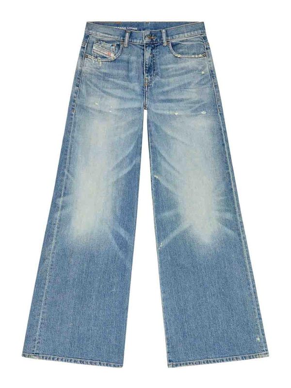 Diesel Jean Droit - Bleu