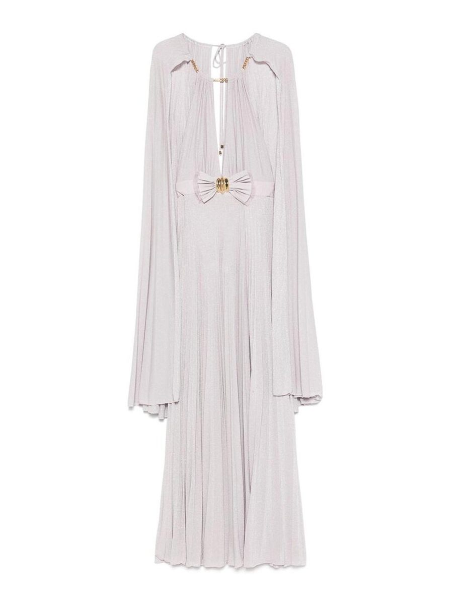 Elisabetta Franchi Robe Au Genou - Violet