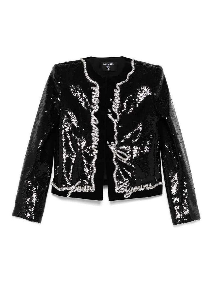 Balmain Veste Casual - Noir