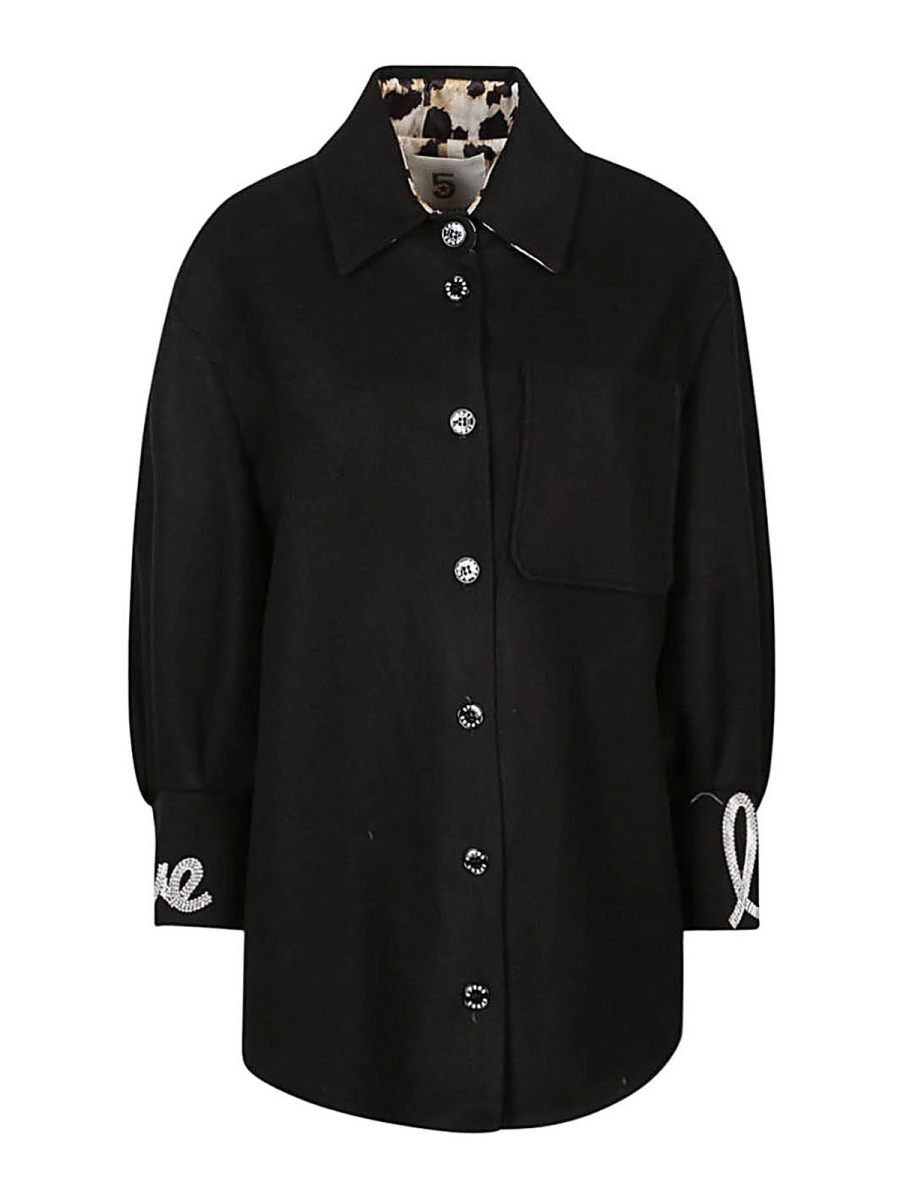 5*Progress Manteau Court - Noir