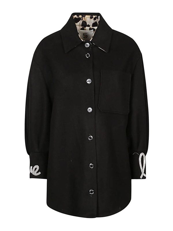 5*Progress Manteau Court - Noir