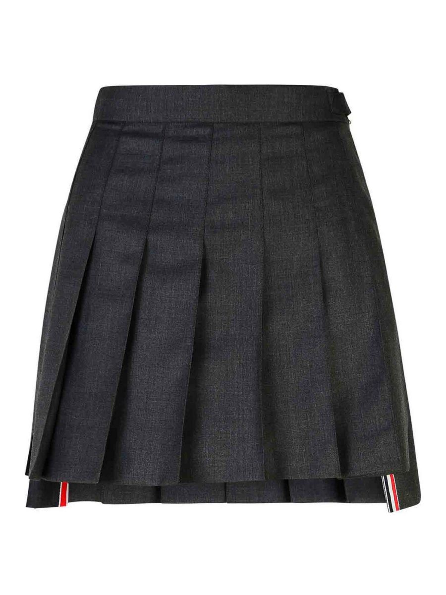Thom Browne Mini Jupe - Gris