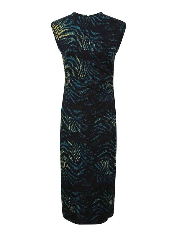 Diane Von Furstenberg Robe Au Genou - Vert