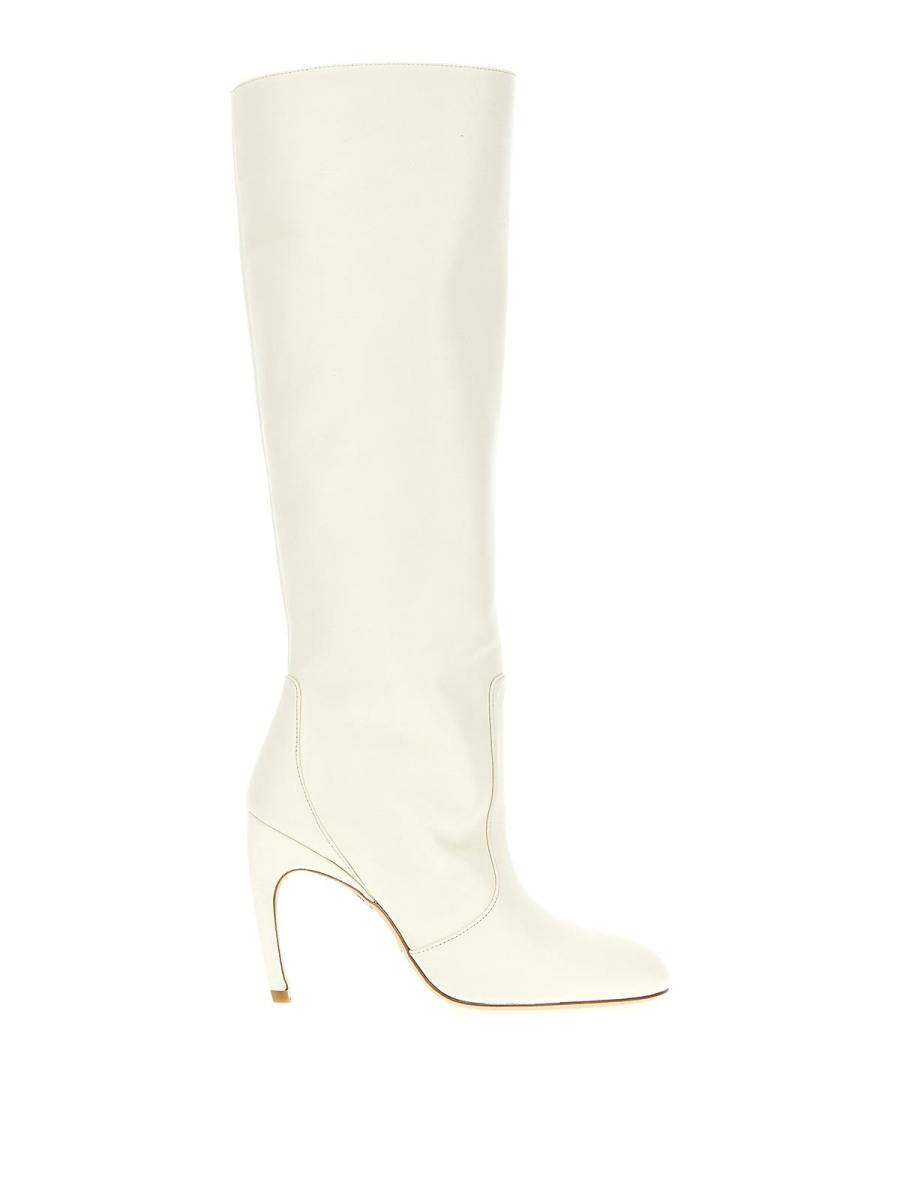 Stuart Weitzman Bottes - Blanc