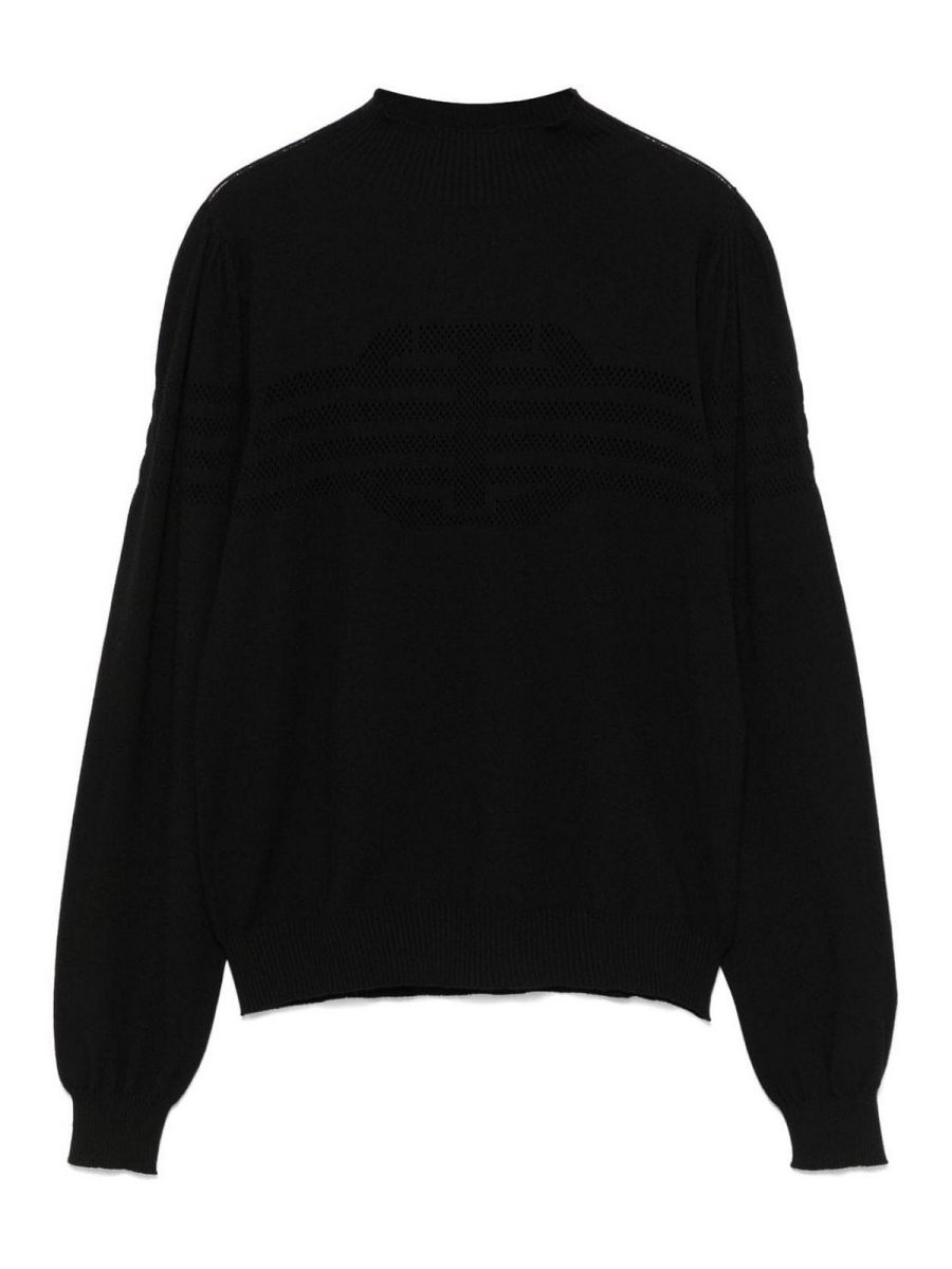 Twinset Pull Col Rond - Noir