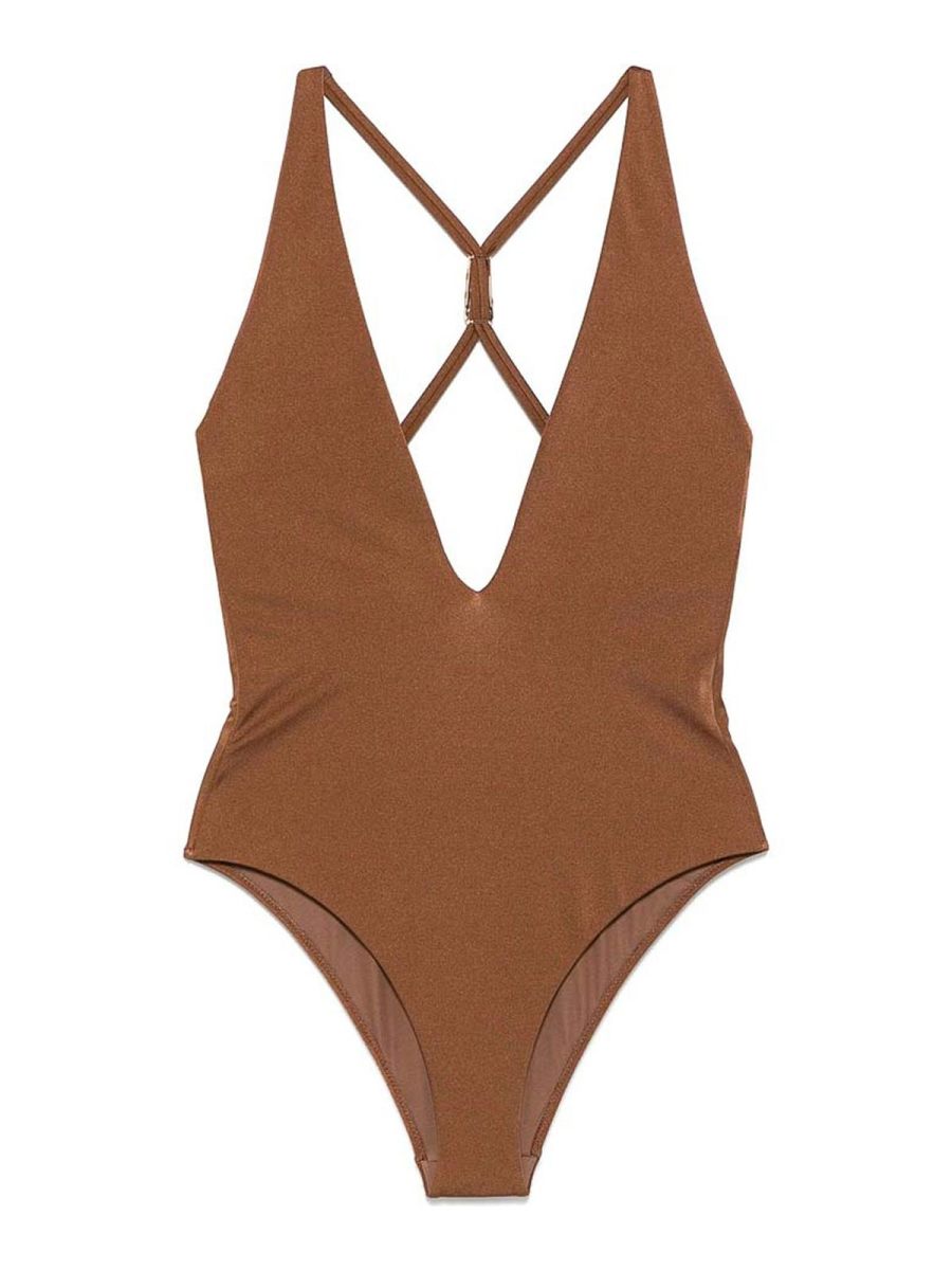 Versace Maillot De Bain - Marron