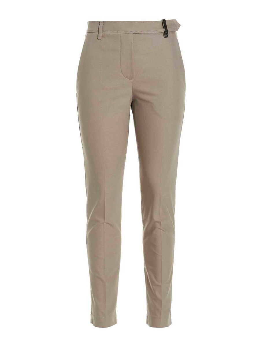 Brunello Cucinelli Pantalons Décontractés - Beige