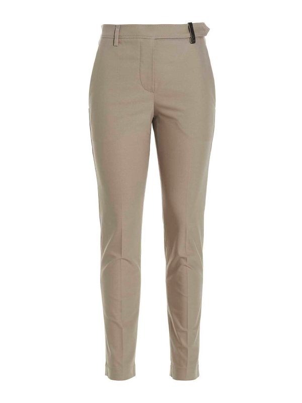 Brunello Cucinelli Pantalons Décontractés - Beige