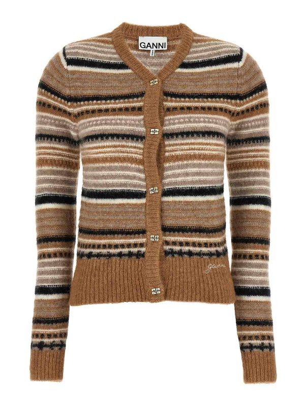 Ganni Cardigan - Beige