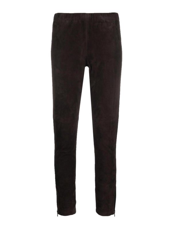 P. A.R. O.S. H. Pantalons En Cuir - Marron