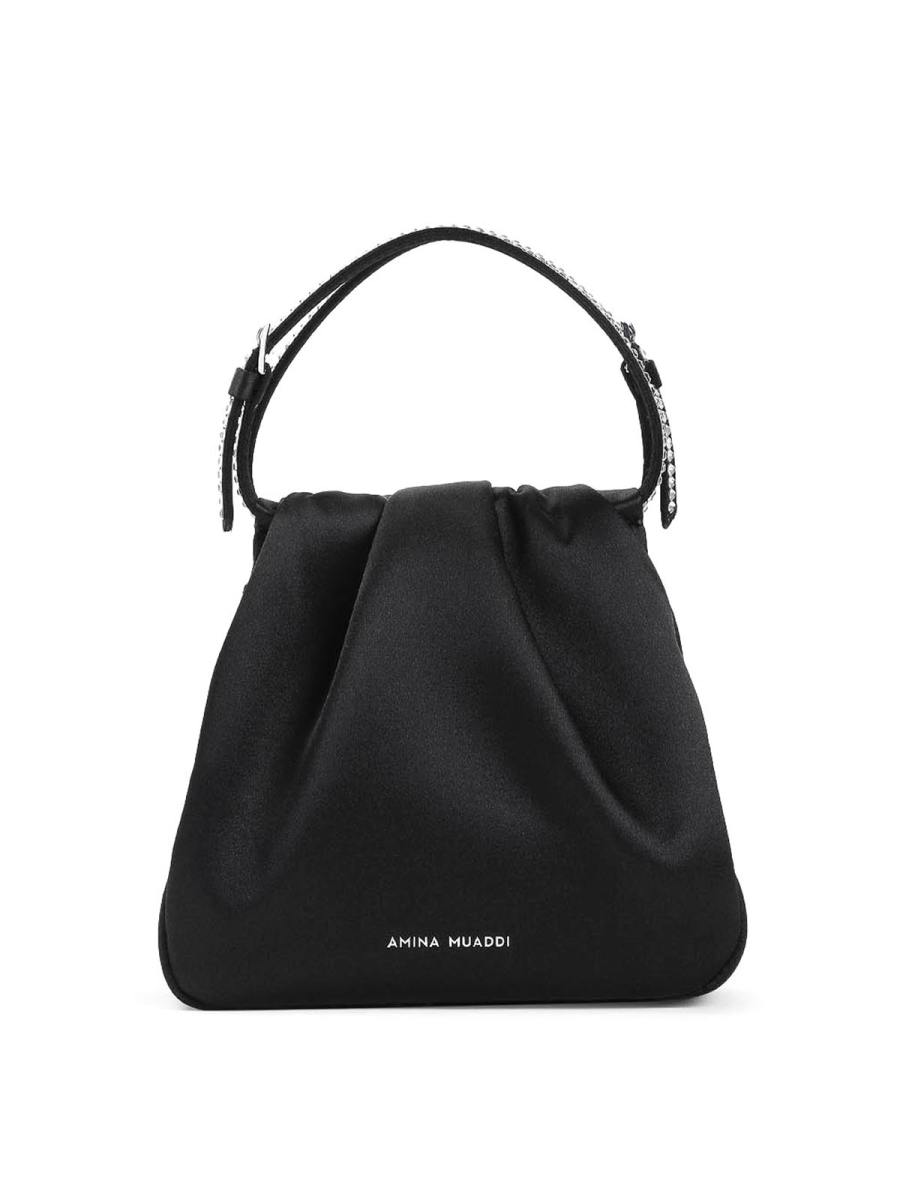 Amina Muaddi Sac Bandoulière - Blanc