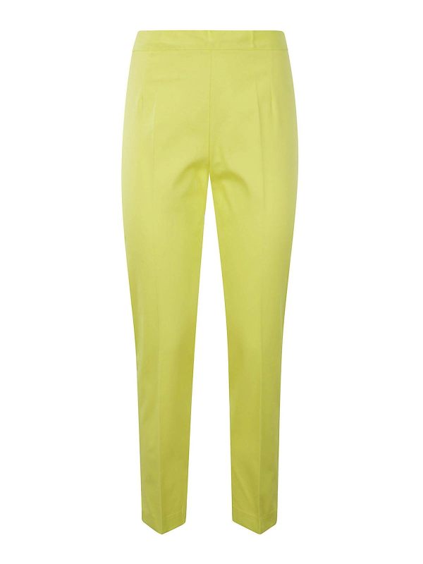 Hira Pantalons Décontractés - Jaune