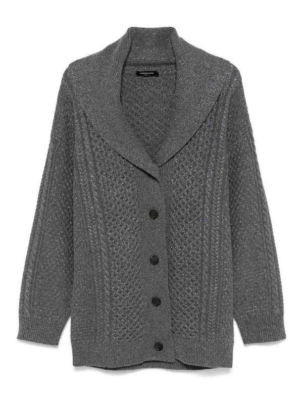 Fabiana Filippi Pull Col Rond - Gris