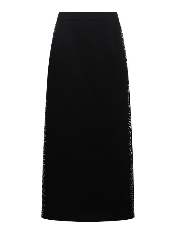 Rabanne Jupe Midi - Noir