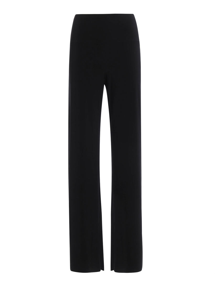 Norma Kamali Pantalon Casual Noir Pour Femme
