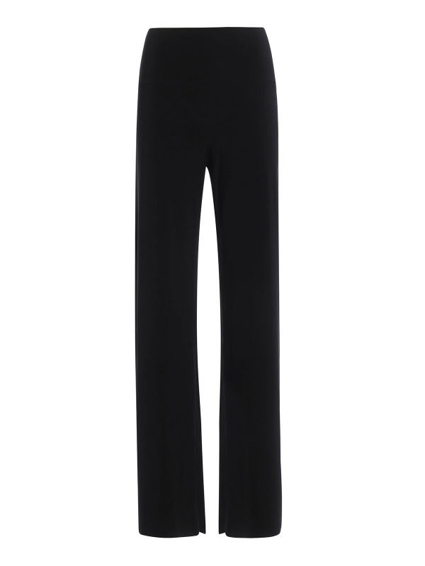 Norma Kamali Pantalon Casual Noir Pour Femme