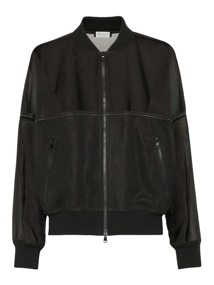 Brunello Cucinelli Bomber - Noir