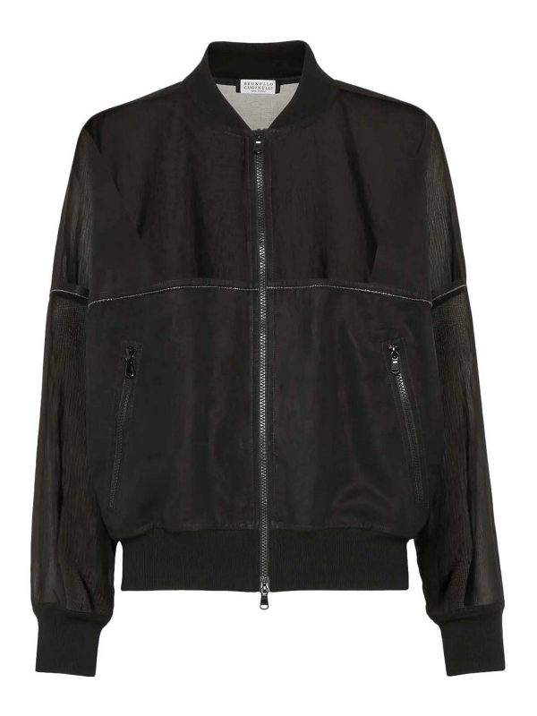 Brunello Cucinelli Bomber - Noir