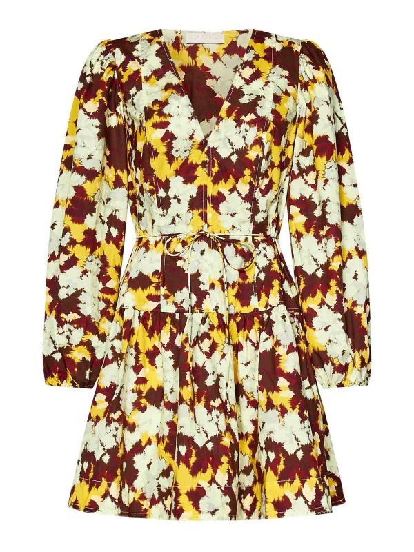 Ulla Johnson Robe Courte - Jaune