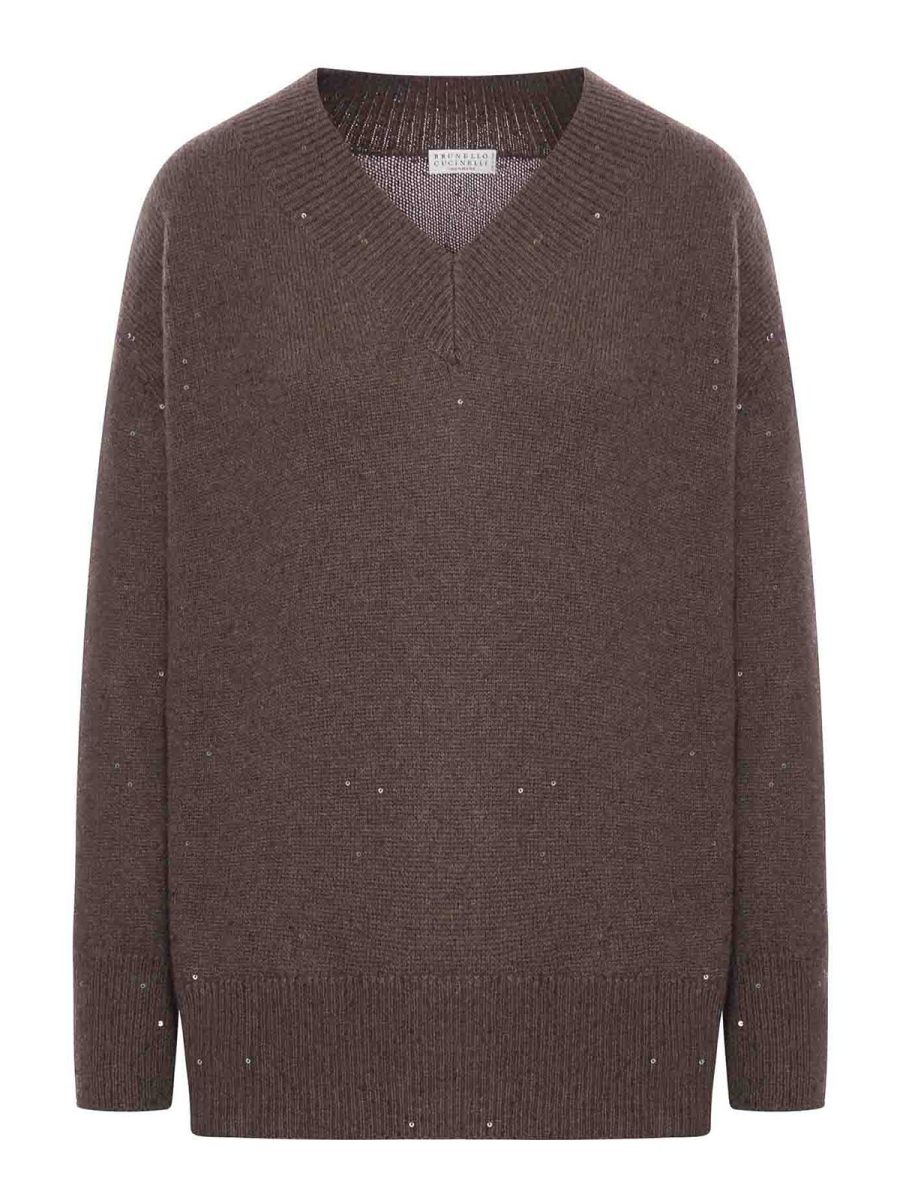Brunello Cucinelli Pull en cachemire et soie