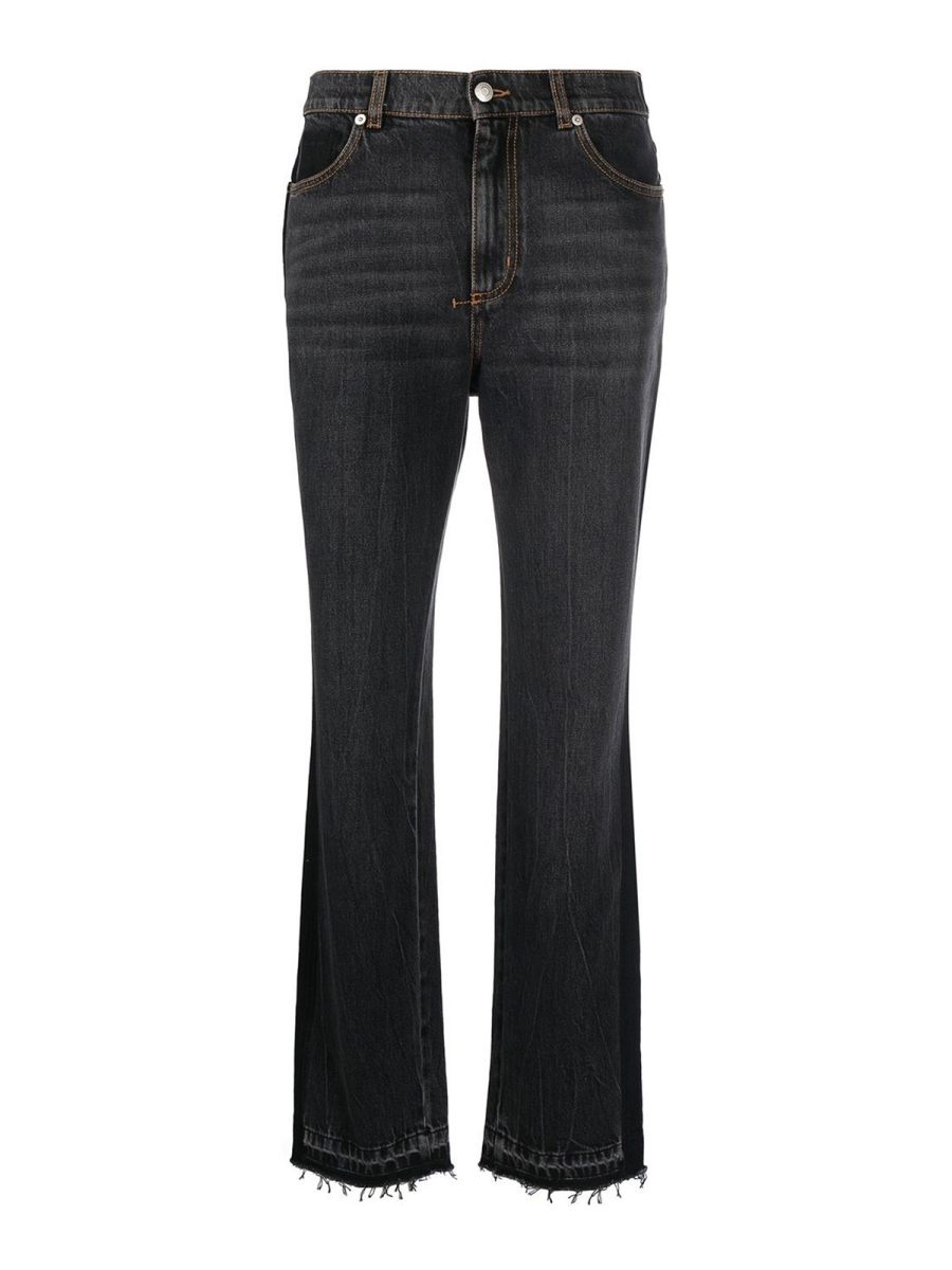 Alexander Mcqueen Jean Bootcut - Noir