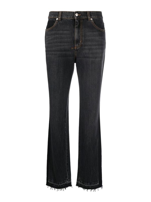 Alexander Mcqueen Jean Bootcut - Noir