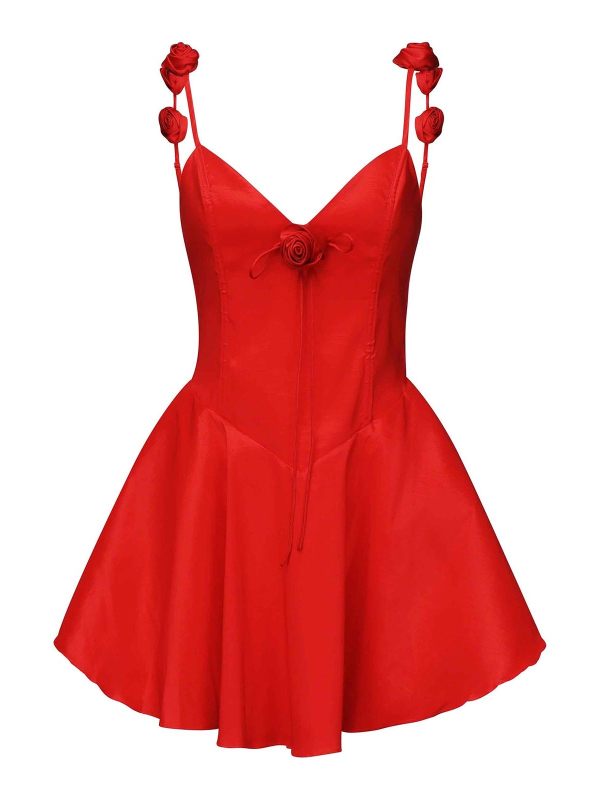 For Love & Lemons Robe Courte - Rouge