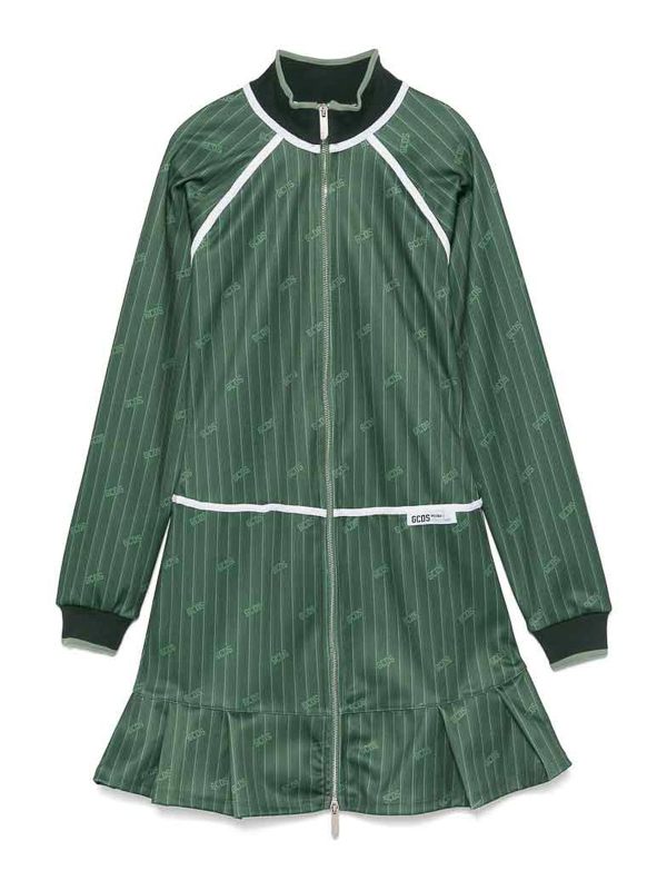 Gcds Robe Au Genou - Vert