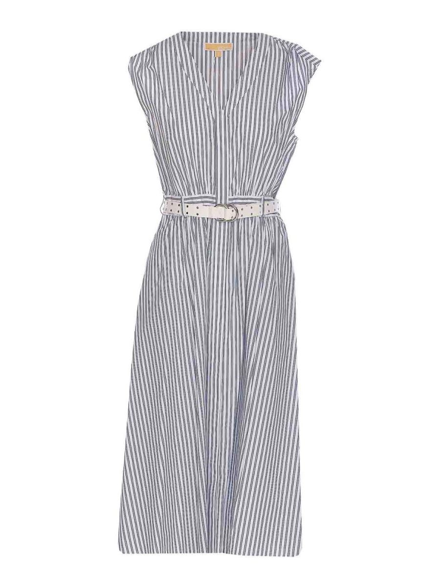 Michael Michael Kors Robe Au Genou - Bleu
