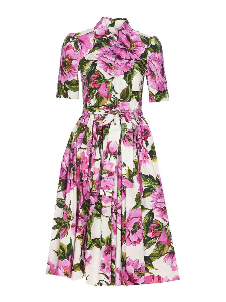 Dolce & Gabbana Robe Au Genou - Multicolore