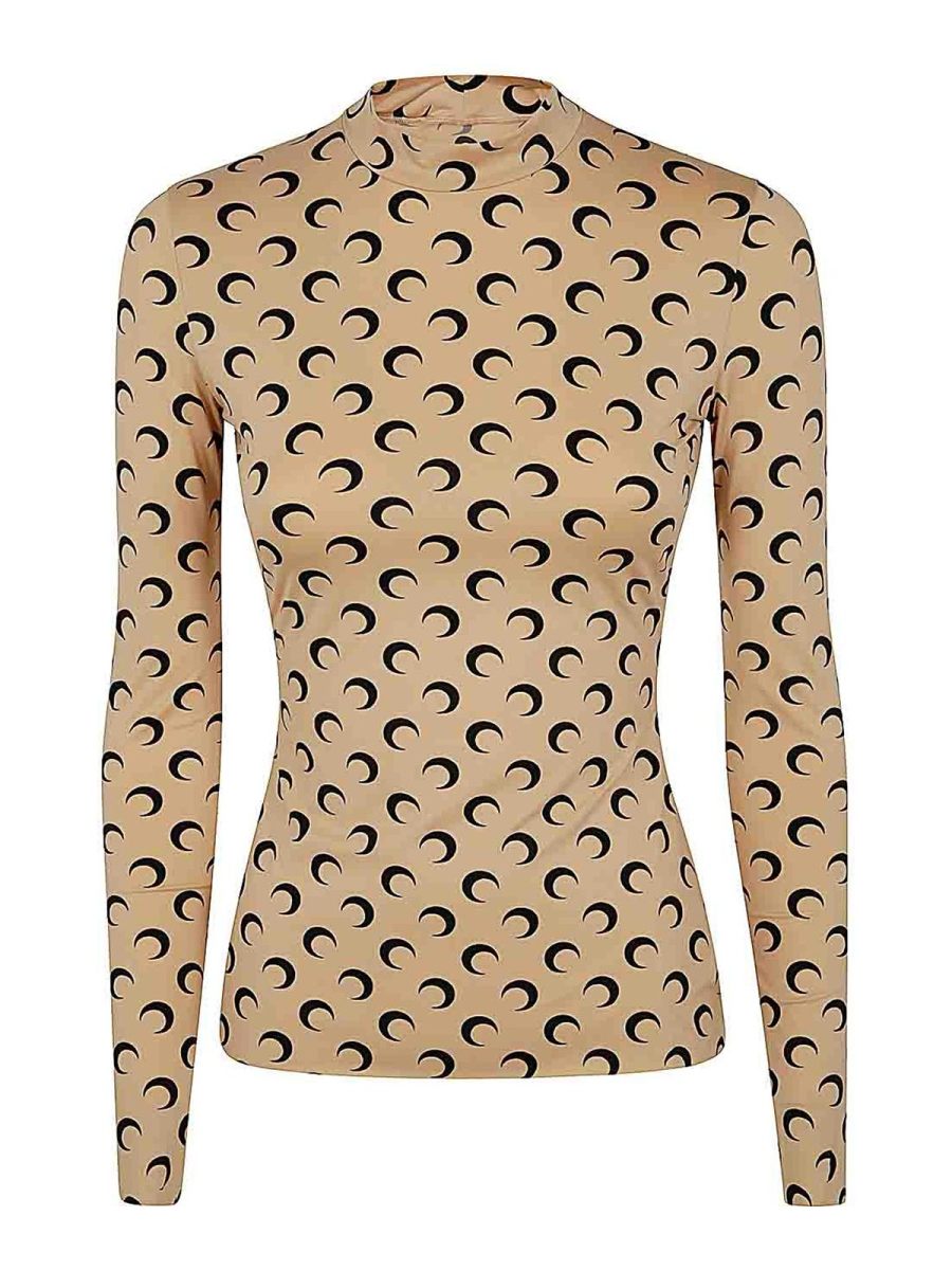 Marine Serre Top - Marron