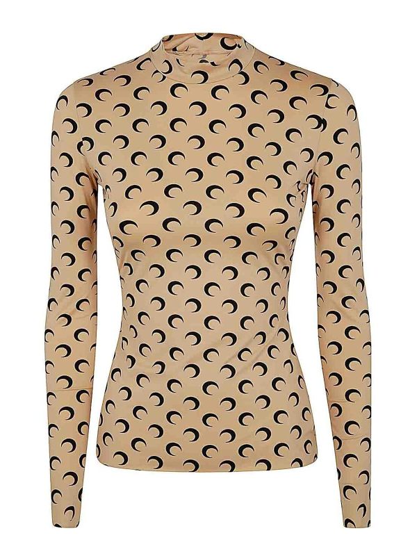 Marine Serre Top - Marron