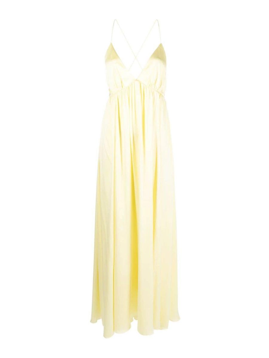 Zimmermann Robe Au Genou - Jaune