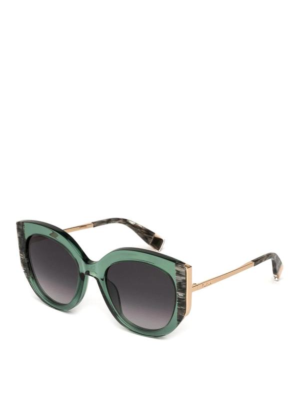 Furla Lunettes De Soleil - Vert