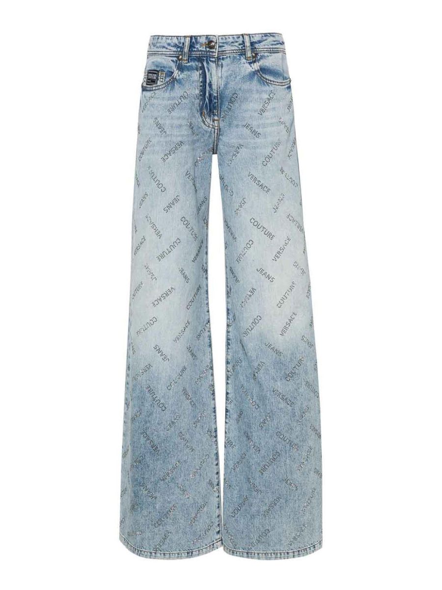 Versace Jeans Jean Droit - Bleu